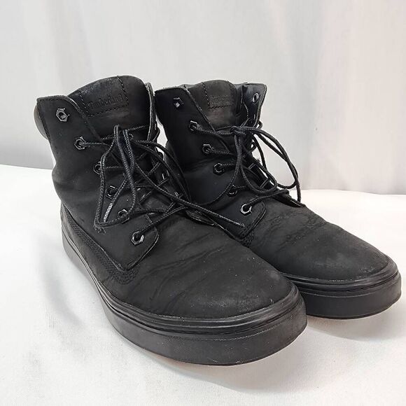 Timberland Size 9 Londyn 6" Boots, Women's Black Leather Z - Picture 1 of 11